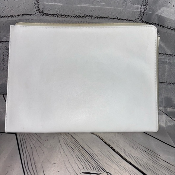 LUCRIN A5 Soft Leather Zipped Bag Case - Picture 1 of 6
